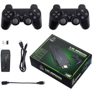 ELTERAZONE 4K Ultra HD Arcade Game Video Stick Console Built in 10000 Retro Classic Games (64 GB) with Dual Wireless Controller for TV