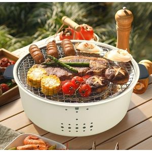 300mm Portable Charcoal Grill Stand for Indoor and Outdoor Cooking