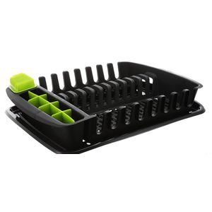 Maxplast plastic dish rack, multi-colored