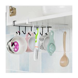 1pc Kitchen Hook, Multifunctional Kitchen Tool Storage Rack, Movable Pot  And Spoon Hook, Suitable For Kitchen And Bathroom Storage