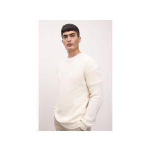 Defacto Man Standart Fit Long Sleeve Pullover - ECRU - ECRU - XS