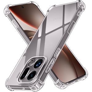 ivoler HD Clear Case for Oppo Find X9 Pro, Ultra Transparent Shockproof Silicone Protective Case with Reinforced Corners Slim Soft TPU Anti-Scratch Bumper Cover
