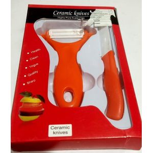 ceramic knife + ceramic peller red