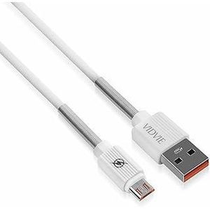 Cable (Micro) VI-C510 Fast Charging and data transfer - 3.1amps 1 Meter compatible with apple iphone - White