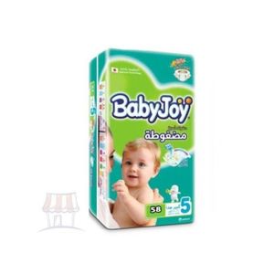 Babyjoy حفاضات الأطفال - مقاس 5 - 58 حفاضة