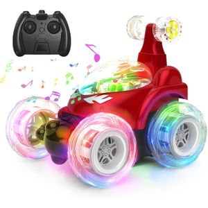Twister RC Stunt Car - 360° Rolling With Colorful Lights & Music Switch, Rechargeable RC for Boys and Girls
