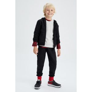 Defacto Boy Regular Fit Trousers - Black
