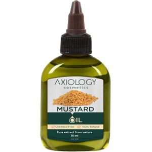 Axiology Mustard Oil, 100% Natural Pure Mustard Extract, Chemical-Free, 75 ml