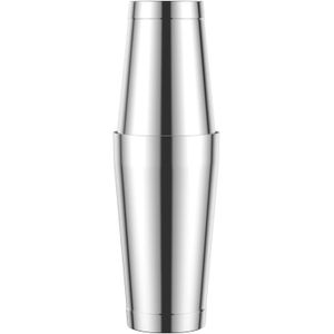 Boston Cocktail Shaker, 20 oz & 24 oz Stainless Steel Bar Bartender Shaking Tins Professional Martini Shakers Weighted Shaker Tins Dishwasher Safe Boston Shaker Set Metal Martini Mixer for Beginner