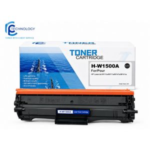 PC TECHNOLOGY تونر HP 150A/ W1500A أسود متوافق مع طابعات HP LaserJet M111 و M141 – طباعة عالية الجودة مدمجه مع الشريحه الالكترونيه 