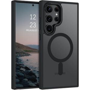 حافظة قوية لهاتف سامسونج جالاكسي S26 ألترا - حماية مضادة للصدمات بتصميم ماتي نحيف - أسود