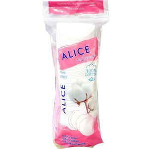 ALICE Pure Effect Cotton Pads Makeup Remover (Packaging may vary)