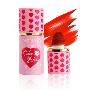 Monaya S004 Color Bloom Liquid Blush Makeup for Cheeks Matte Finish