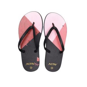 Activ Comfy Slip On Flip Flop - Black & Watermelon