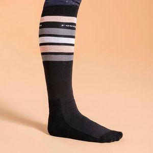 Decathlon Adult Horse Riding Socks Sks100 - And Stripes