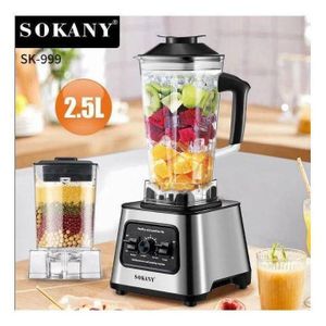 Sokany خلاط عالي الأداء 6000 واط - 2.5 لتر - 15 سرعة SK-999