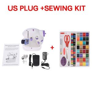 Handheld Sewing Machine Portable Mini Handheld Stitching Machine Automatic  Feeding Diy Hand Sewer Machine For Household Blue