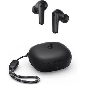 Anker Soundcore R50i True Wireless Earbuds 10mm Drivers with Big Bass, Bluetooth 5.3, 30H Playtime, IPX5-Water Resistant, AI Clear Calls with 2 Mics, 22 Preset EQs via App Black