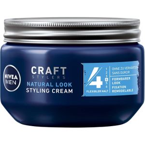 NIVEA MEN نيفيا من كرافت ستايلرز كريم لتصفيف وتثبيت الشعر بمظهر طبيعي درجة 4 مرن - 150 مل