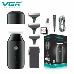 VGR ماكينة حلاقة كهربائية لاسلكية مقاومة للماء V-932 بريميوم، لون أسود