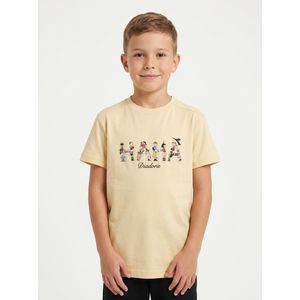 Diadora Boys Printed T-Shirt – Beige