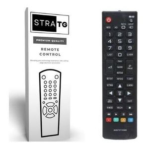 StraTG جهاز تحكم عن بعد بديل من ستراتيجى لأجهزة تلفزيون LG الذكية موديلات 32LH590U، 32LH604V، 40UH630V، 43UH610V، 43LH630V، 43UH664V، 49UJ630V، 49LH590V، 49LH604V، 49UH603V، 49UH6109 (يستبدل AKB74915324، AKB74475490، AKB74915341، AKB74475451)
