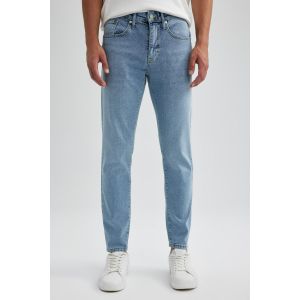 Man Slim Tapered Trousers - Lt.Blue