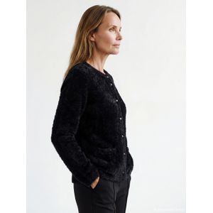 LC Waikiki Crew Neck Sparkle Detail Women's Knitwear Cardigan