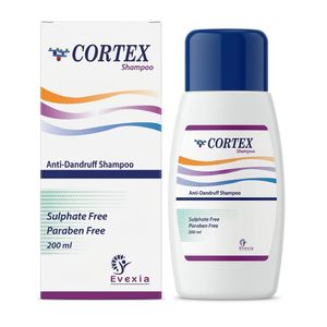 CORTEX شامبو مضاد للقشرة وخالي من السلفات والبارابين - 200 مل