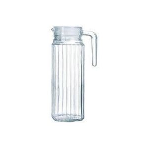 Luminarc  water jug for beverages and juices. Serving drinks, juices, and water is very convenient for your home and suitable for serving on the dining table. 