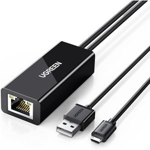 Ugreen Ethernet Adapter for TV Stick (Black)