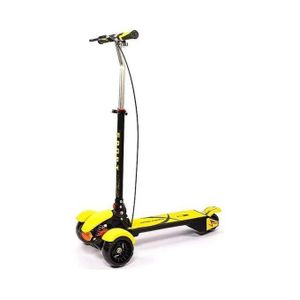 سكوتر للأطفال بثلاث عجلات قابل للطي مع عجلات LED ومقود قابل للتعديل - خفيف الوزن وسهل لتدريب التوازن