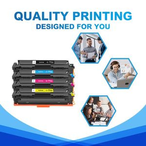compatible toner set 410a (4 colors ) for hp 