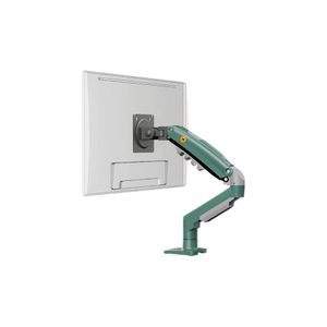 NB ERGONOMIC NB F80 Series Monitor Mount – Adjustable Desk Stand, Fits 17"-30" Screens (Up to 19.8 lbs), Tilt, Swivel & Rotation - Green