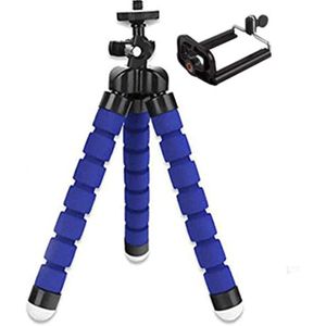 Large 35cm flexible tripod ("Octopus" design) for cameras or smartphones .an adjustable, travel-friendly mount compatible with all cameras. It is compact, durable, and portable, making it ideal for video recording (includes a free smartphone clip).