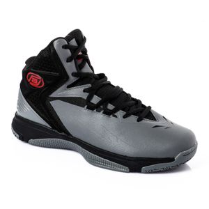جوميا - Activ High Neck Lace Up Basketball Shoes – Dark Grey & Black