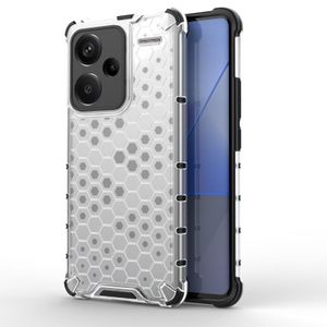 Xiaomi mi note 13 pro plus HoneyComb Shockproof Frame TPU hard PC Clear Case Cover-clear