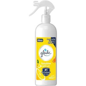 Glade معطر جو متعدد البخاخات برائحة الحمضيات، يزيل الروائح غير المرغوب فيها من الهواء والأقمشة، 460 مل