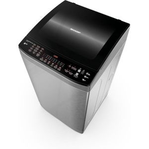 Sharp Washing Machine Top Automatic 11 Kg, DDM Inverter, Pump, Silver