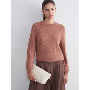 LC Waikiki Crew Neck Self-Patterned Women's Knitwear Sweater