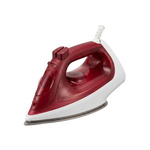 Panasonic مكواة بخار NI-S430 بقدرة 2300 واط - لون أحمر، قاعدة بتصميم U-Shape ودوران سلك 360 درجة  