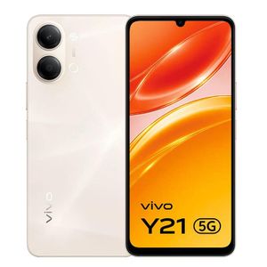 vivo Y21 Dual SIM, 128GB, 4GB RAM, 5G - GOLD