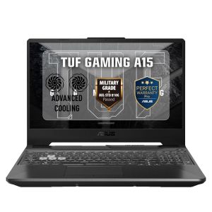 Asus  TUF Gaming A15 FA506NCQ-HN167W Gaming Laptop  15.6 Inch IPS FHD 144Hz  AMD Ryzen 7-170H  16GB DDR5 RAM  512GB SSD Nvidia GeForce RTX 3050 4GB Windows 11 Graphite Black