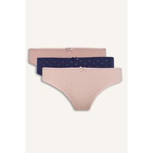 Defacto 100% Cotton 3-Pack Brief Panties