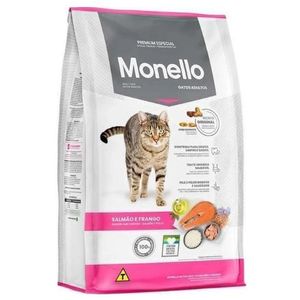 Monello dry food with salmon & chicken for cats 1k