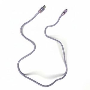 كابل شحن سريع ونقل بيانات عالي السرعة من بانسيه - PC034 - طول الكابل 100 سم - كابل من النوع سي الى نوع سي - ابيض