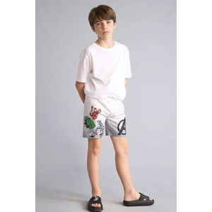 Defacto Boy Regular Fit Avengers Printed Swim Shorts