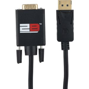 2B (DC605) - كابل DisplayPort إلى VGA - 1.8 متر - أسود