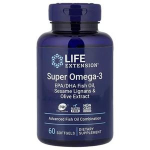 Life Extension  Super Omega 3, 60 Softgels