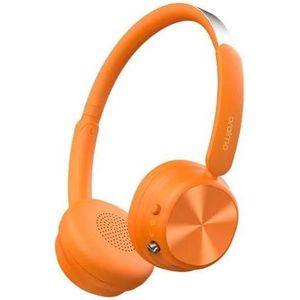 Oraimo اسم المنتج المحسّن (العنوان) سماعات رأس لاسلكية فوق الأذن أوريمو بوم بوب إير  – سماعة بلوتوث خفيفة الوزن ببطارية تدوم 8 ساعات، شحن سريع في 10 دقائق، واتصال بجهازين معاً (لون برتقالي مبه